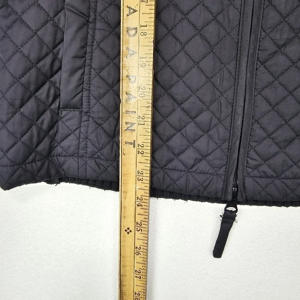 Spanner Quilted and Rib Knit Vest Black Size Medium - Picture 4 of 10